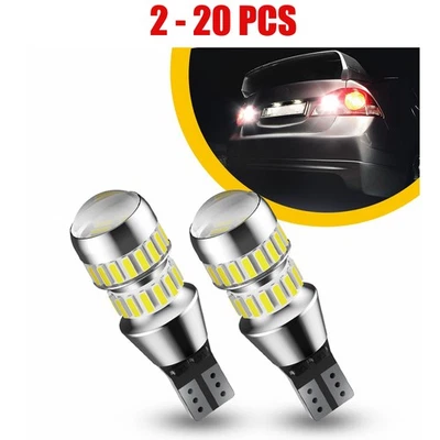 T15 W16W 6000K 921 Blanco 2-20 PIEZAS LED Luz de Respaldo Inverso Lámpara Súper Brillante Foto 1 de 4