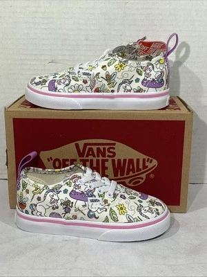 Zapatillas elásticas auténticas de lona de cuento de hadas Vans para niños pequeños talla 8 EU 24,5 AJ-1413 Foto 1 de 4