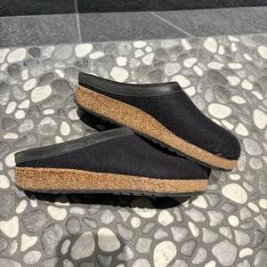 Zueco Haflinger de lana pura gris para mujer talla 38- US-7,5 sin cordones - Imagen 1 de 10