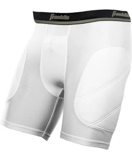 Pantalones Cortos Deslizantes Franklin Juvenil Béisbol Softbol con Compartimento de Copa Protección - Imagen 1 de 4