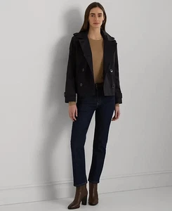 Lauren Ralph Lauren Women's Double-Breasted Trench Coat Beige Size XL - Picture 1 of 6