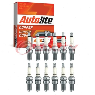 12 件 Autolite 铜芯火花塞适用于 1986 - 1990 年兰博基尼 LM002 ae — 第 1/4 张图片