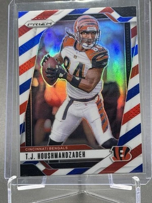 2024 Panini Prizm Football Red/White/Blue TJ Houshmandzadeh Bengals  - Image 1 of 2