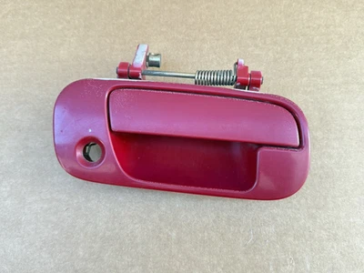 Honda Prelude 1997 1998 1999 2000 2001 pasajero derecha manija de puerta exterior roja OEM Foto 1 de 4