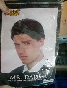 Spirit Halloween Mr. Dapper Wig Costume New Never Used  - Picture 1 of 4