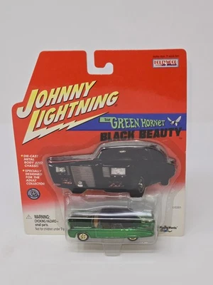 Johnny Lightning featuring the Green Hornet AND vehicle, the Black Beauty NOC - Image 1 of 4