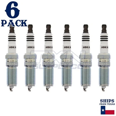 Paquete de 6 bujías NGK Ruthenium HX 2010-2019 para Ford Taurus V6 3,5 L Foto 1 de 3