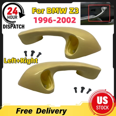 Tirador de puerta interior izquierda+derecha bronceado para BMW Z3 1996-2002 Foto 1 de 4