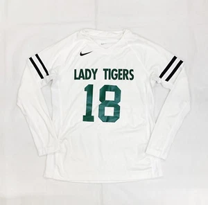Nike Lady Tigers Club Ace Long Sleeve Jersey Girl's S M L XL White Pick Your # - Picture 1 of 2