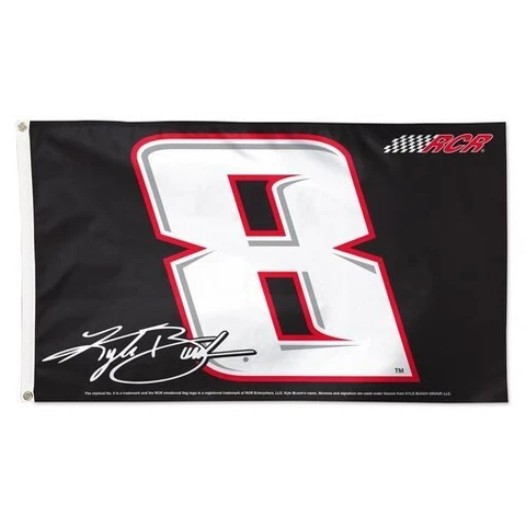 New Kyle Busch 2023 RCR #8 NASCAR 3x5 Flag Cover
