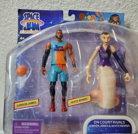Moose Toys Space Jam: A New Legacy 2 Pack On Court Rivals, Lebron & White Mamba Cover