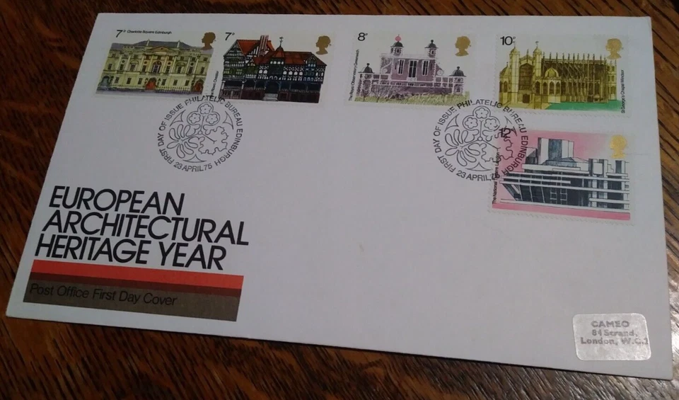 GREAT BRITAIN FIRST DAY COVER EUROPEAN ARCHITECTURAL HERITAGE YEAR EDINBURGH '75 - Image 1 of 1