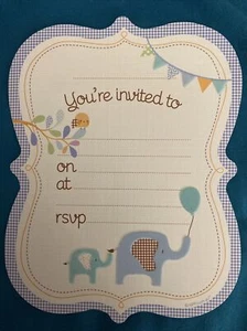 special delivery boy invitations x 25 - Picture 1 of 6