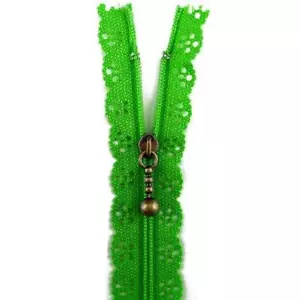 Buddly Crafts 30cm Lace Edge Zipper - Picture 1 of 12