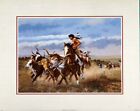 (16 x 20) Art Print SC4080 John French Indians on Horseback