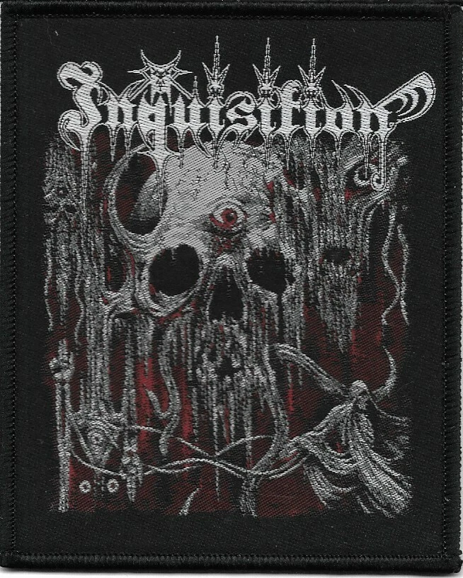 INQUISICIÓN-EN LAS REGIONES INFERNALES DEL CULTO ANTIGUO- PARCHE TEJIDO-negro Foto 1 de 1