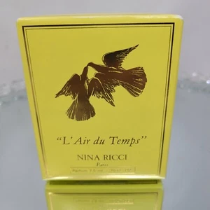 Nina Ricci L'AIR DU TEMPS 7.5ML VINTAGE CLASSIC LALIQUE Parfum Splash NEW Sealed - Picture 1 of 4