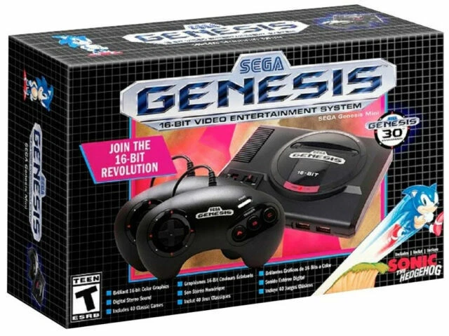 SEGA Genesis Mini Home Game Console - Black