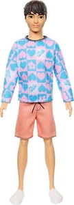 Barbie Ken Fashionista Doll - Blue and Pink Sweater - Picture 1 of 3