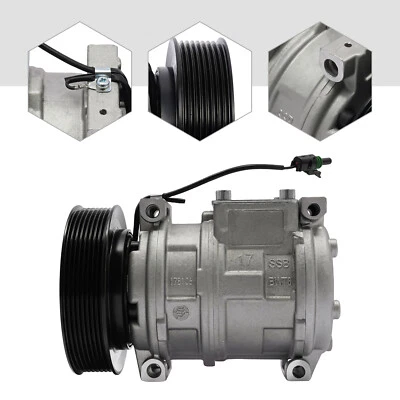 A/C Compressor w/ AC Clutch Kit For John Deere Models RE46609 RE69716 AH169875 - Image 1 of 4