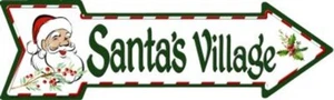 Santa's Village Metal Arrow Sign 17" x 5" - Picture 1 of 1