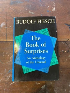 The Book of Surprises - An Anthology of the Unusual - Rudolf Flesch - 1965 HC DJ - Picture 1 of 10