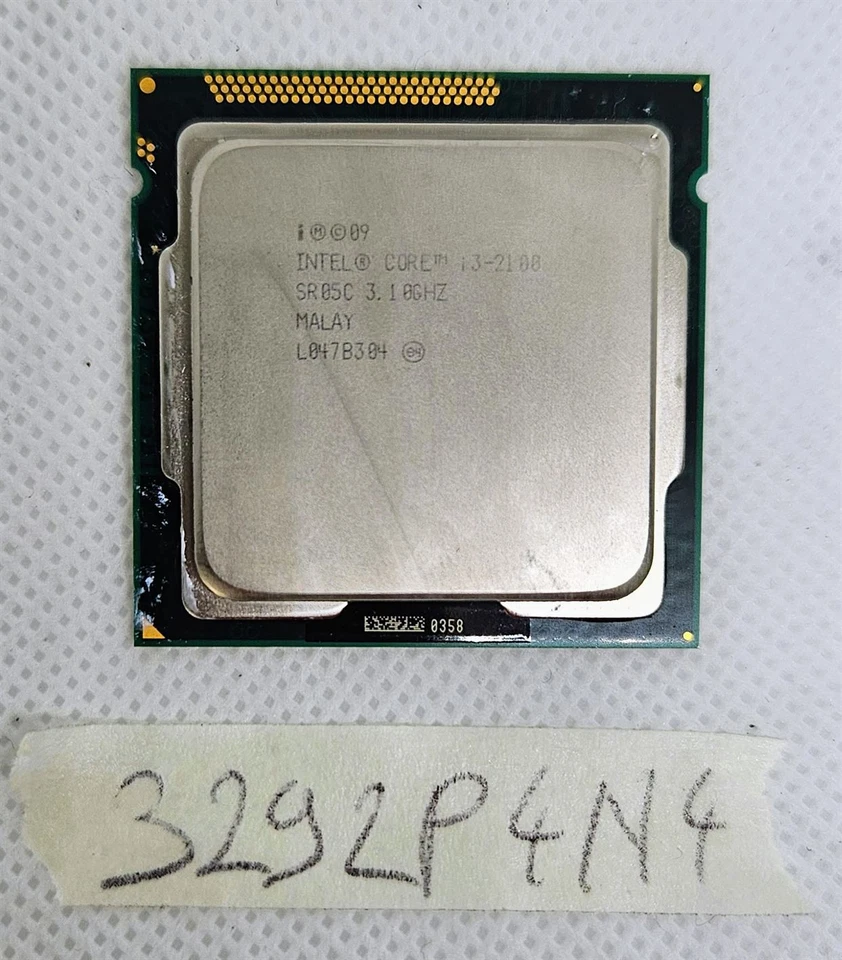 INTEL SR05C Core i3-2100 3.1GHz Dual Core CPU | Sandy Bridge | Socket 1155 Pr... - Image 1 of 1