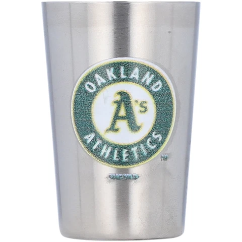 Oakland Athletics 2oz. Stainless Steel Shot Glass Cover