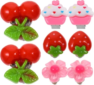Orecchini a Clip per Bambini Bambina, 4 Paia - Foto 1 di 12