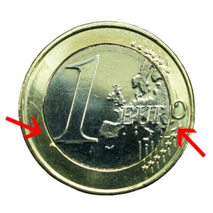 error Monaco Coin 1 Euro 2016 Bimetallic Prince Albert II Rare 00518 - Picture 1 of 4