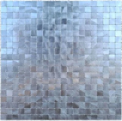 Metall Mosaik Fliesen Selbstklebend Wandmosaik Wanddeko Alu Küchenrückwand DIY - Bild 1 von 4