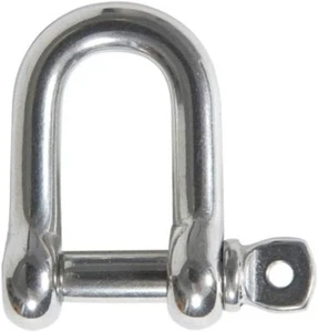 MarineNow 316 acero inoxidable grillete en D grado marino elige tamaño y cantidad de paquete - Imagen 1 de 2