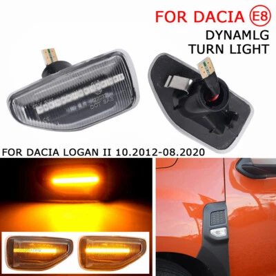 Para Renault Stepway Duster Sandero Dacia LED Indicador Dinámico Luz Marcadora Lateral Foto 1 de 4