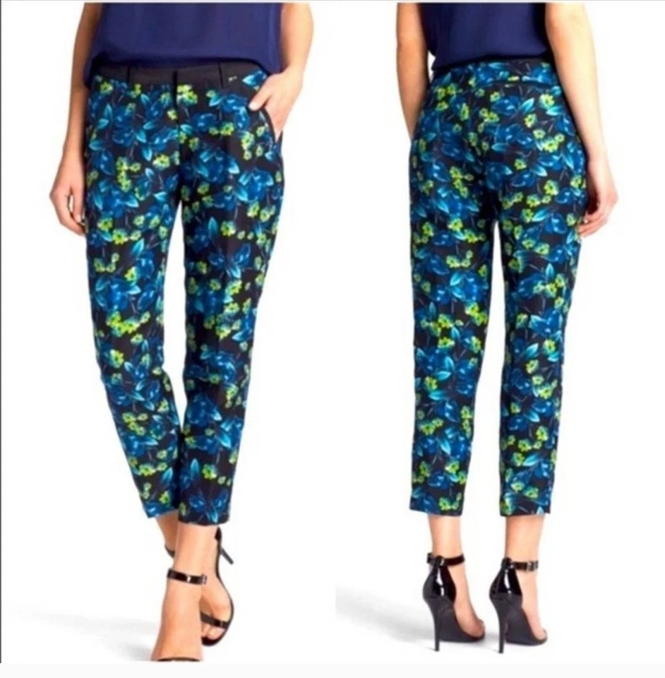 Pantalones Joie Floral Lino y Seda NUEVOS ESTADOS Talla 6 Foto 1 de 4