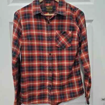 Camisa Burton a cuadros con botones talla XS Foto 1 de 4