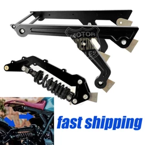 For BMW K1100 K100 K75 Cafe Racer Rear Shock Pro-link Kit Bracket Modified Seats - Picture 1 of 24