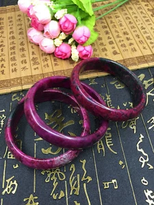 JADE ÉPICO - Brazalete Natural Flor de Melocotón Ágata Hetia Jade - Pulsera Tallada a Mano - Imagen 1 de 5