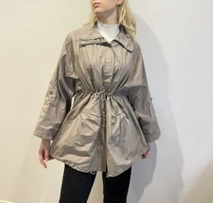 Brunello Cucinelli Lightweight Camel Taupe Zip Windbreaker Jacket / Wmns - Bild 1 von 24