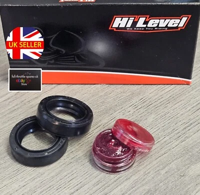 fits: HONDA MB 50 / MB 80 S 1980-1984 FORK OIL SEALS + GREASE 27X39X10.5 UK :-) - Image 1 of 3