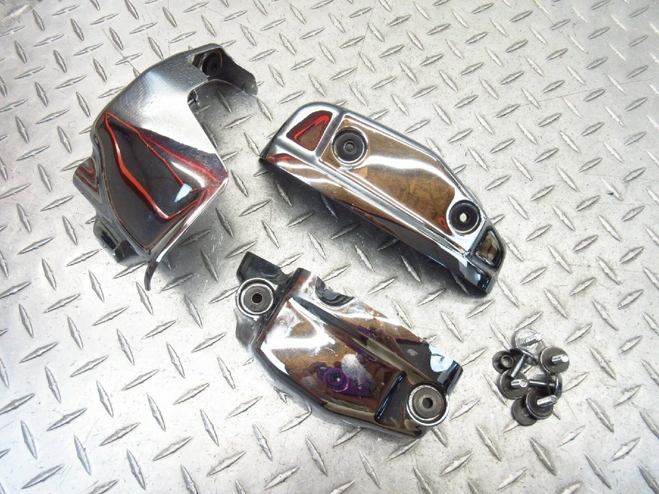 Honda VT1100CT VT1100 1998 98-02 Shadow Ace OEM lote de cubiertas de culata cromadas Foto 1 de 4