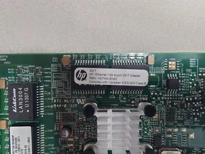 HP 331T 1Gb 4-Port Ethernet Adapter 649871-001 647592-001 FP - Picture 1 of 10