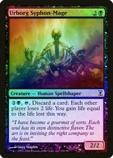 Urborg Syphon-Mage FOIL Time Spiral HEAVILY PLD Black Common MAGIC CARD ABUGames
