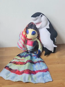 2004 RARE 18" Lola soft toy plushie Shark Tale Play by play plush Lenny with tag - Picture 1 of 14