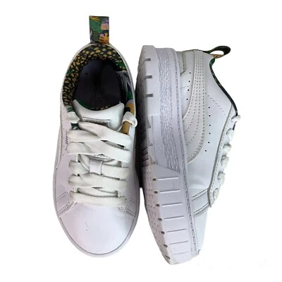 Puma Mayze Vacay Queen Low Top Toddler's White Sneakers Sz 12C 389672-02 - Image 1 of 4