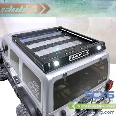 Metal Expedition Roof Rack for Axial SCX6 Jeep Wrangler - Image 1 of 4