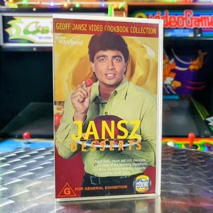 Jansz Desserts - Geoff Jansz What's Cooking Australian Chef 1997 VHS Video RARE - Bild 1 von 5