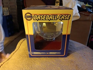 New Baseball Protective Display Case w/ Wood Base ~ By Steiner Sports - Picture 1 of 2