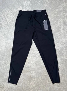 Kenneth Cole Active Tech Jogger Ankle Zip DWR Lightweight Reflective Black Sz L - Picture 1 of 6