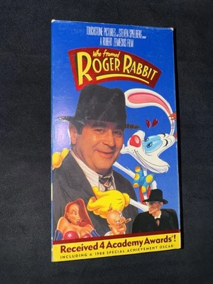 Who Framed Roger Rabbit, VHS 1988, Paperback,  Rare McDonald’s Halloween Insert - Image 1 of 4