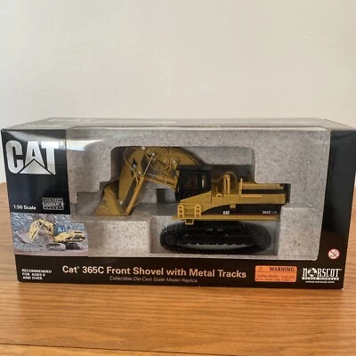 CAT 365C FRONT SHOVEL WITH METAL TRACKS NORSCOT MODELS DIE-CAST 1/50 SCALE NIB - Image 1 of 3